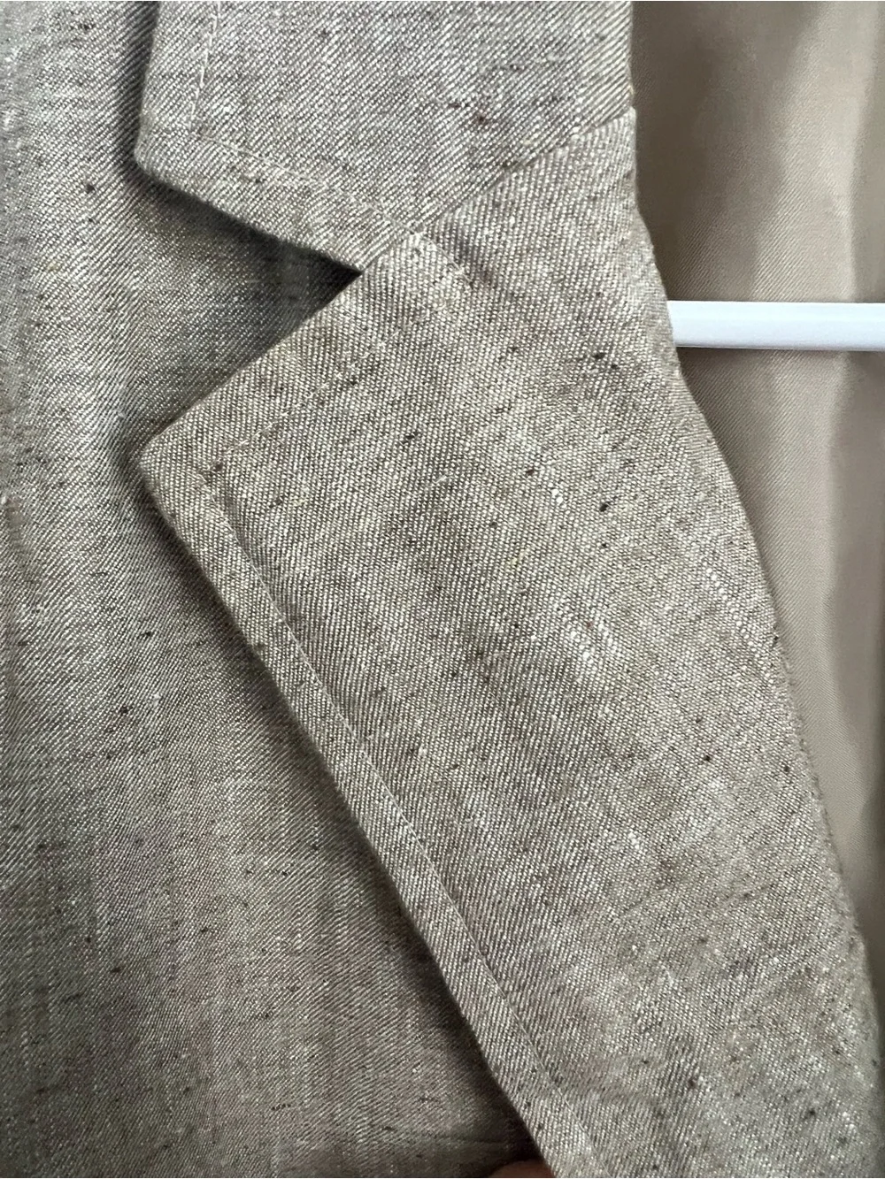 Corridor NYC Beige Linen-blend Blazer medium